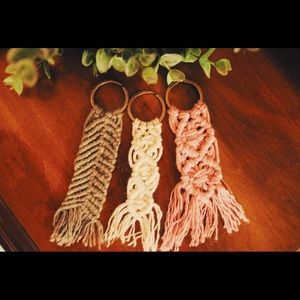 Macrame keychains